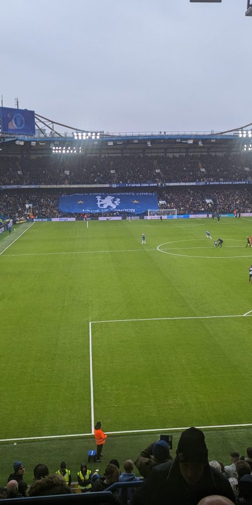 Picture of Stamford Bridge at a game where Mauricio Pochettino's side could not win